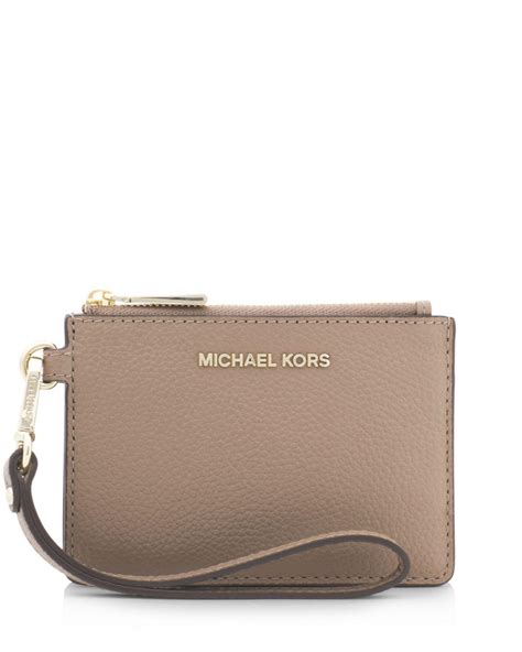 michael kors money pieces pocket|Leather Coin Purse .